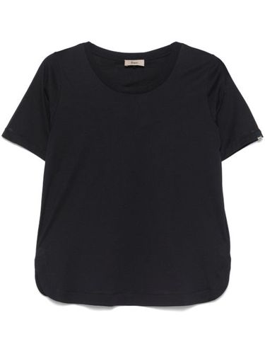 Herno t-shirt à patch logo - Bleu - Herno - Modalova