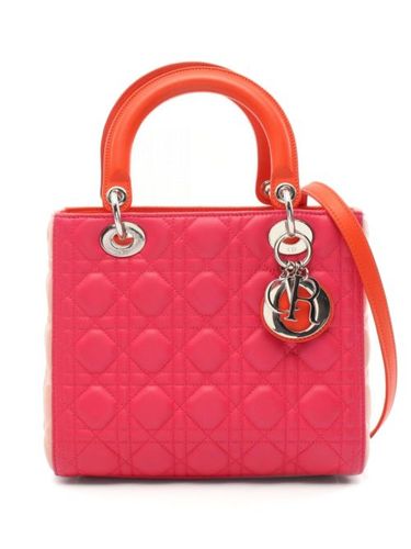 Grand sac à main Cannage Lady Dior (années 2010) - Christian Dior Pre-Owned - Modalova