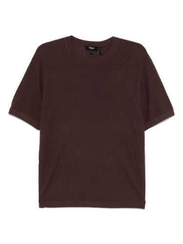 Theory t-shirt en maille - Marron - Theory - Modalova