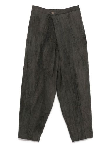 Pantalon sarouel à effet délavé - CHIAHUNG SU - Modalova