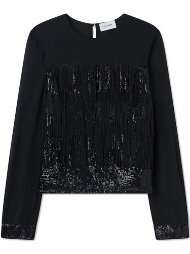 Blouse ornée de sequins à franges - St. John - Modalova