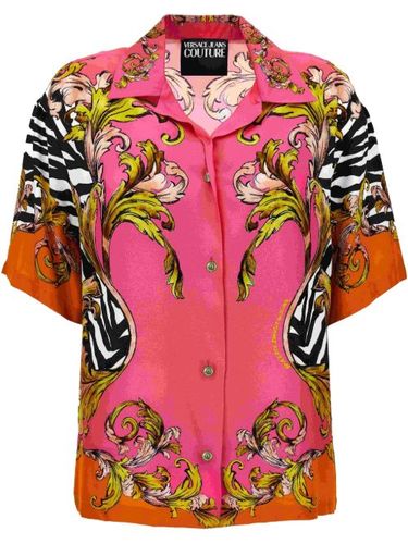 T-shirt à imprimé code-barres - Versace Jeans Couture - Modalova