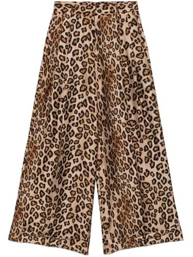 Pantalon à imprimé léopard - Alberto Biani - Modalova
