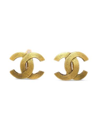 Boucles d'oreilles à clip CC (années 1990-2000) - CHANEL Pre-Owned - Modalova
