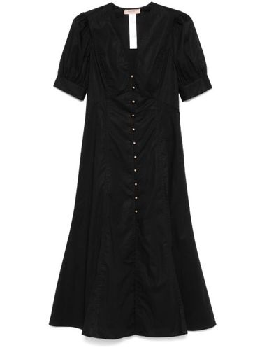Robe mi-longue à coupe trapèze - TWINSET - Modalova