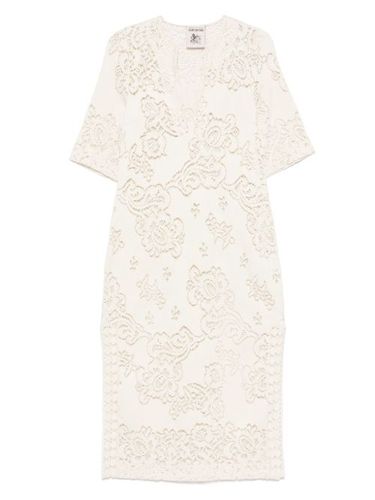 Robe longue en macramé - Semicouture - Modalova