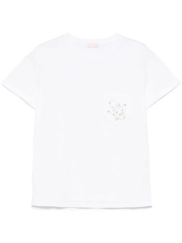 T-shirt à petite poche poitrine - LIU JO - Modalova