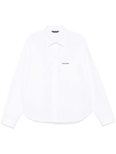 Chemise à logo brodé - Balenciaga - Modalova