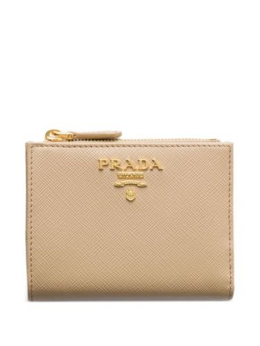 Petit portefeuille en cuir Saffiano - Prada - Modalova