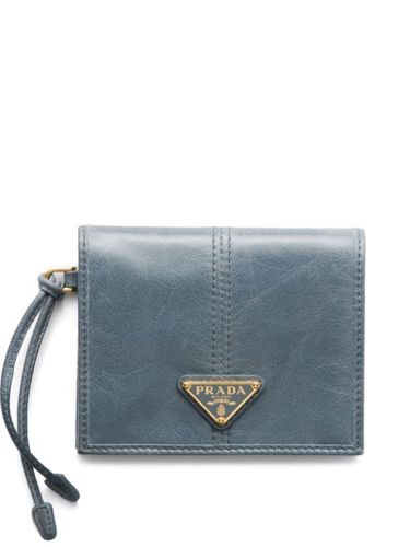 Petit portefeuille en cuir - Prada - Modalova