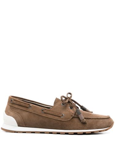 Mocassins en daim - Brunello Cucinelli - Modalova