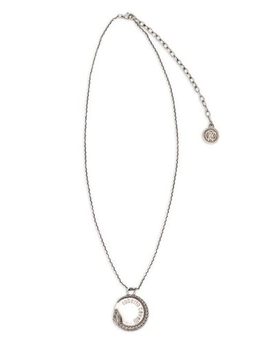 Collier à breloque logo - Roberto Cavalli - Modalova