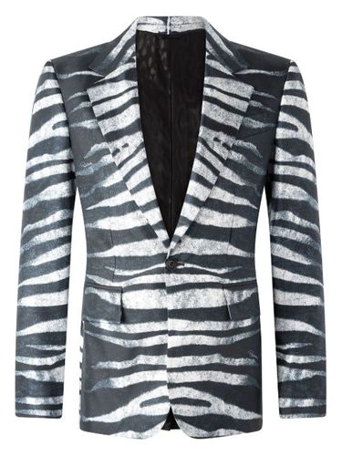 Blazer à imprimé zébré - Roberto Cavalli - Modalova