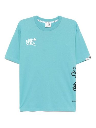 T-shirt à imprimé graphique - AAPE BY *A BATHING APE® - Modalova