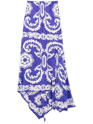 Jupe mi-longue à design asymétrique - ETRO - Modalova