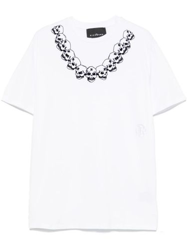 T-shirt à tête de mort floquée - John Richmond - Modalova