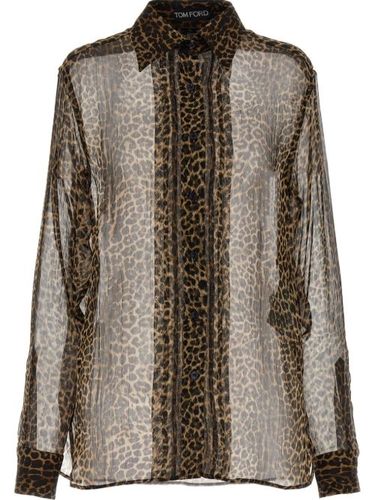 Chemise transparente à imprimé léopard - TOM FORD - Modalova