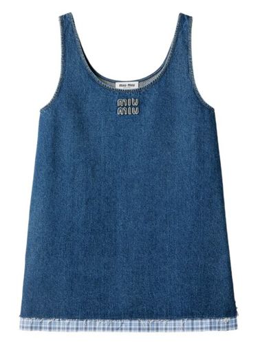Miu Miu robe courte en jean - Bleu - Miu Miu - Modalova