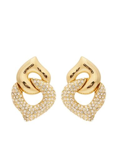 Boucles d'oreilles serties de cristaux - Kenneth Jay Lane - Modalova