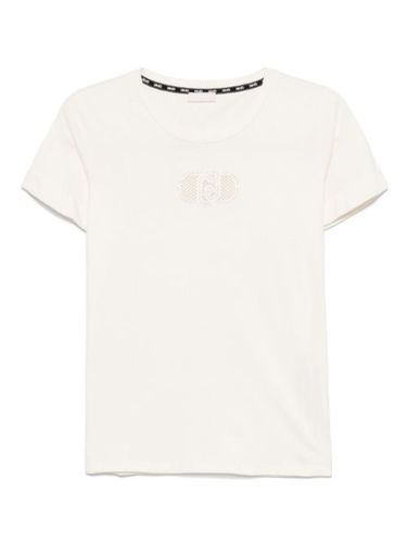 T-shirt à logo brodé - LIU JO - Modalova