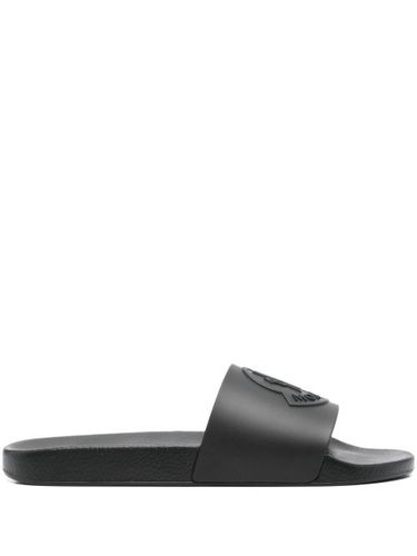 Moncler claquettes Basile - Noir - Moncler - Modalova