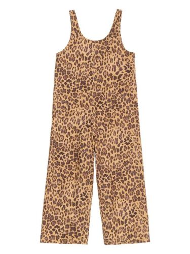 Combinaison en jean à imprimé léopard - Bimba y Lola - Modalova