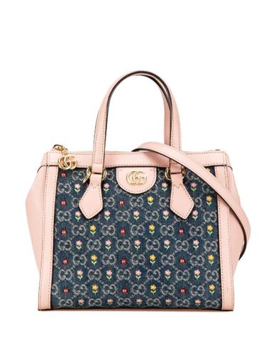 Petit sac à main Ophidia en jean brodé à logo GG (2016-2025) - Gucci Pre-Owned - Modalova