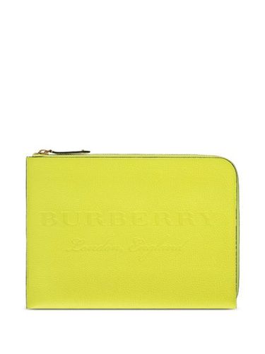 Porte-documents à logo embossé - Burberry - Modalova