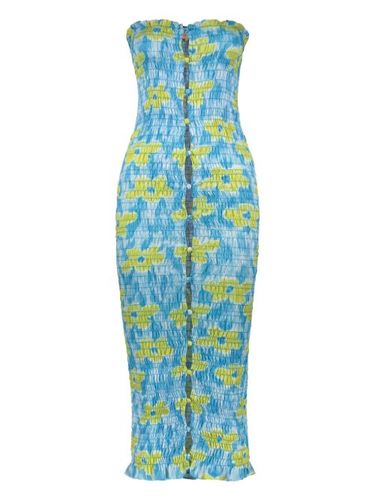Robe mi-longue à fleurs - Amy Crookes - Modalova