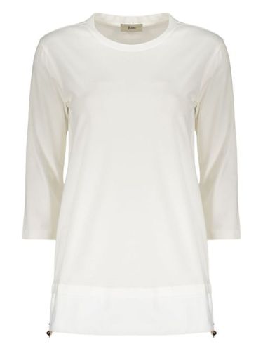 T-shirt à empiècements - Herno - Modalova