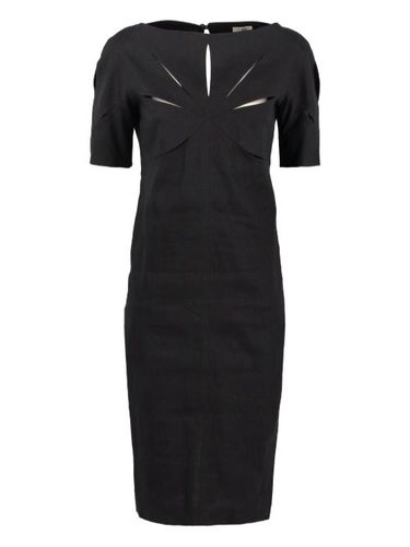 Robe mi-longue à découpe avant - Romeo Gigli Pre-Owned - Modalova