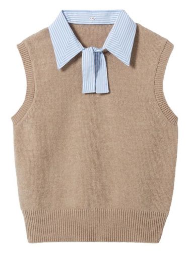 Pull en laine à design sans manches - Claudie Pierlot - Modalova