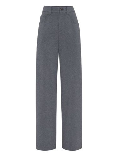 Pantalon en coton stretch - Brunello Cucinelli - Modalova