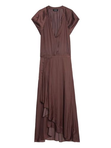 Robe mi-longue Randall à col v - Zadig&Voltaire - Modalova