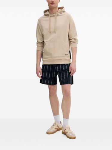 BOSS short à fines rayures - Noir - BOSS - Modalova