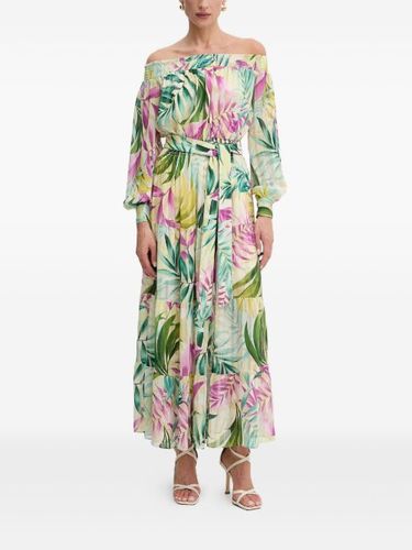 Robe longue à épaules dénudées - GUESS USA - Modalova