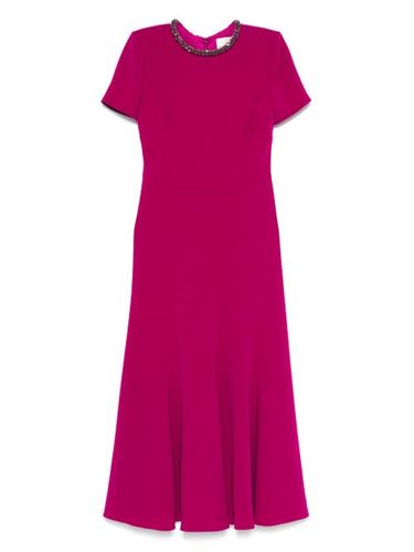 Robe mi-longue à col strassé - Roland Mouret - Modalova