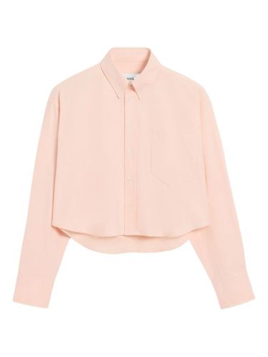 Chemise oversize en coton à coupe crop Ami de Cœur - AMI Paris - Modalova