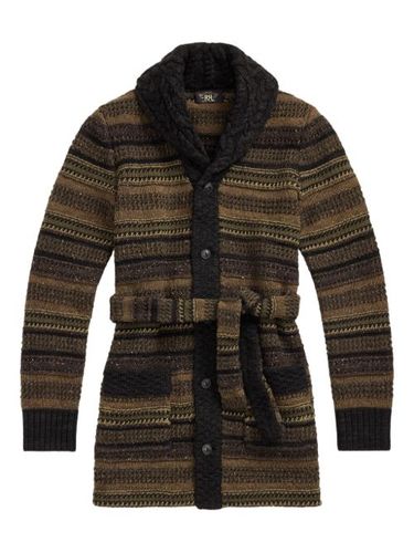 Cardigan rayé à taille ceinturée - Ralph Lauren RRL - Modalova