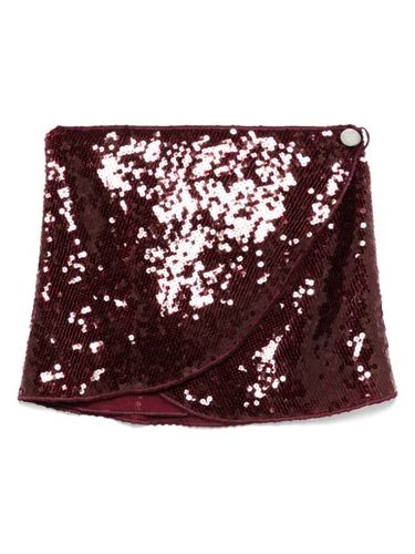 Jupe portefeuille à sequins brodés - Oséree - Modalova