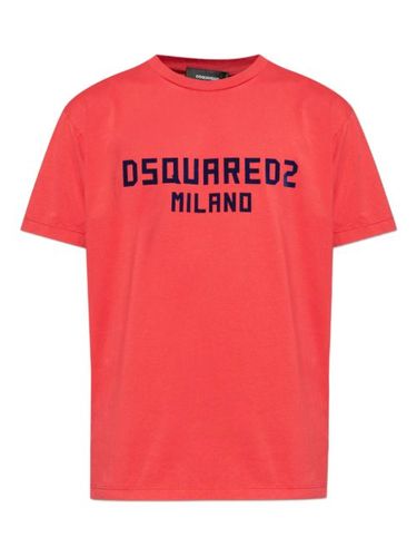 T-shirt en coton à logo imprimé - DSQUARED2 - Modalova