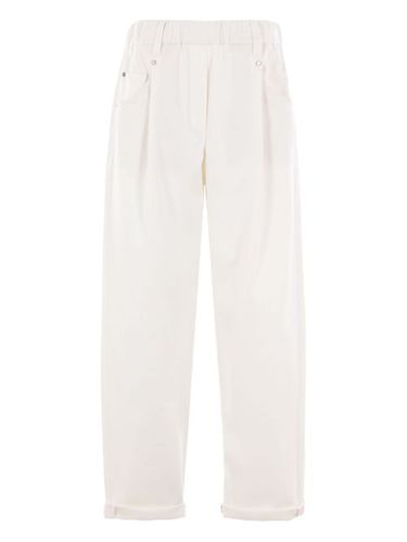 Pantalon à taille élastiquée - Brunello Cucinelli - Modalova