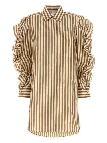 Robe-chemise rayée Manna à volants - Max Mara - Modalova
