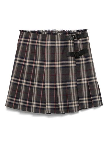 Burberry minijupe en laine - Marron - Burberry - Modalova