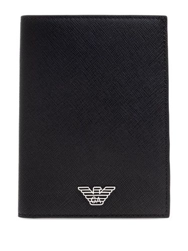Porte-cartes à logo - Emporio Armani - Modalova
