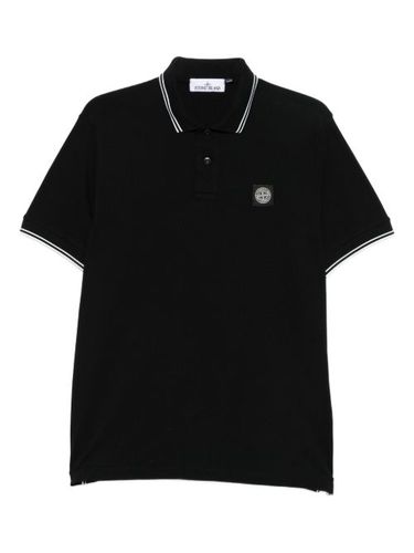 Polo à logo imprimé - Stone Island - Modalova