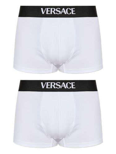 Lot de deux boxers à bande logo - Versace - Modalova