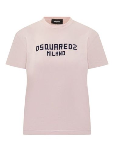 T-shirt à logo brodé - DSQUARED2 - Modalova