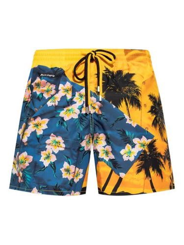 Short de bain à imprimé palmier - Palm Angels - Modalova
