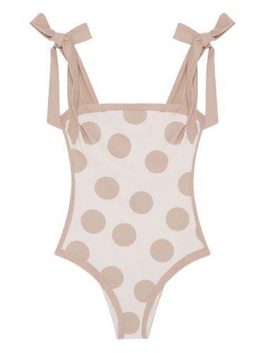 Maillot de bain noué à pois - Simkhai - Modalova